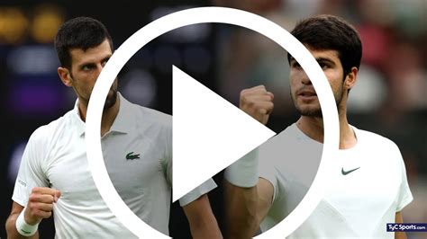 alcaraz vs djokovic en vivo